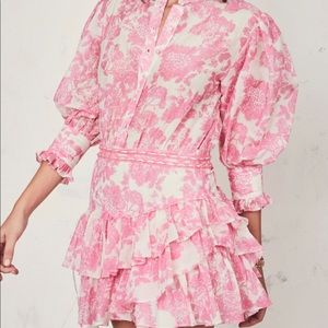 LOveShackFancy Lorelei dress pink gem size 0